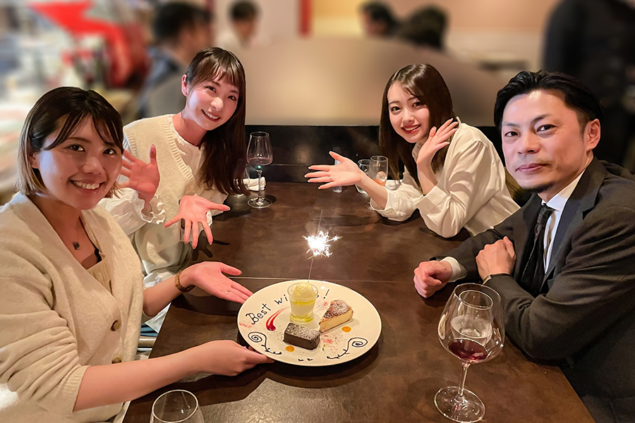 メンバーでの記念写真